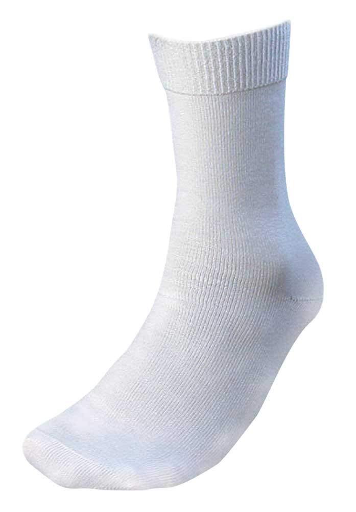 [Australia] - Silipos 1703 Arthritic/Diabetic Gel Socks - White, 11-13, Compression Socks with Cotton Stretch, Improves Blood Circulation. Socks and Insoles,Large Large 