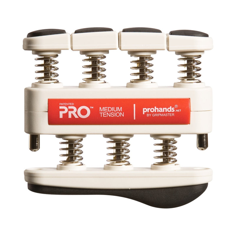 [Australia] - PROHANDS PRO Hand Exerciser, Finger Exerciser (Hand Grip Strengthener), Spring-Loaded, Finger-Piston System, Isolate and Exercise Each Finger 7 lb (Medium Tension) Red - Pro 