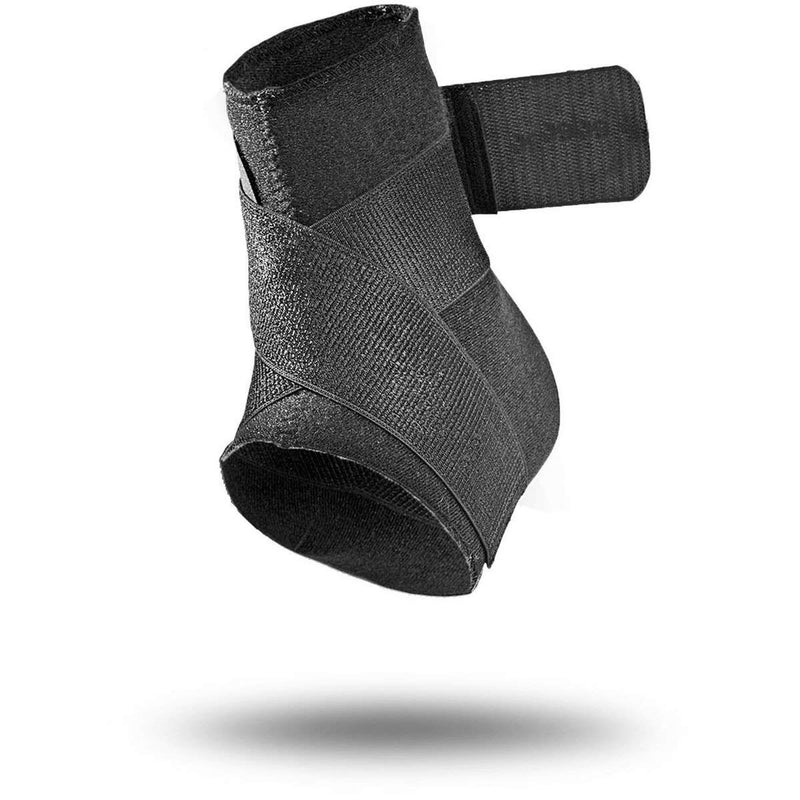 [Australia] - Mueller Ankle Support with Straps, Black, Large 