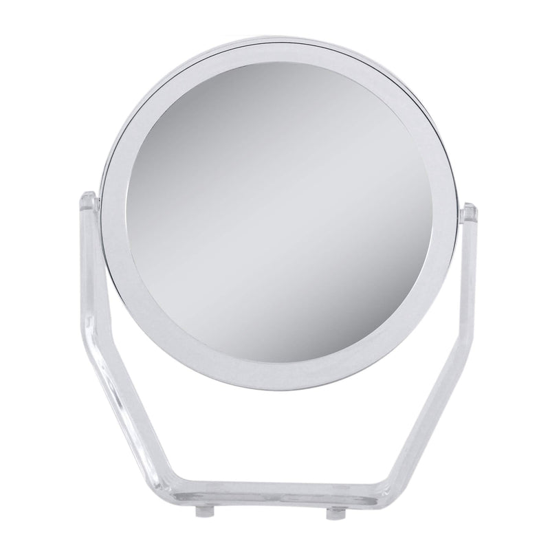 [Australia] - Zadro Two-Sided Swivel 7X/1X Magnification Acrylic Vanity Makeup Mirror for Bedroom, Bathroom and Tabletop 