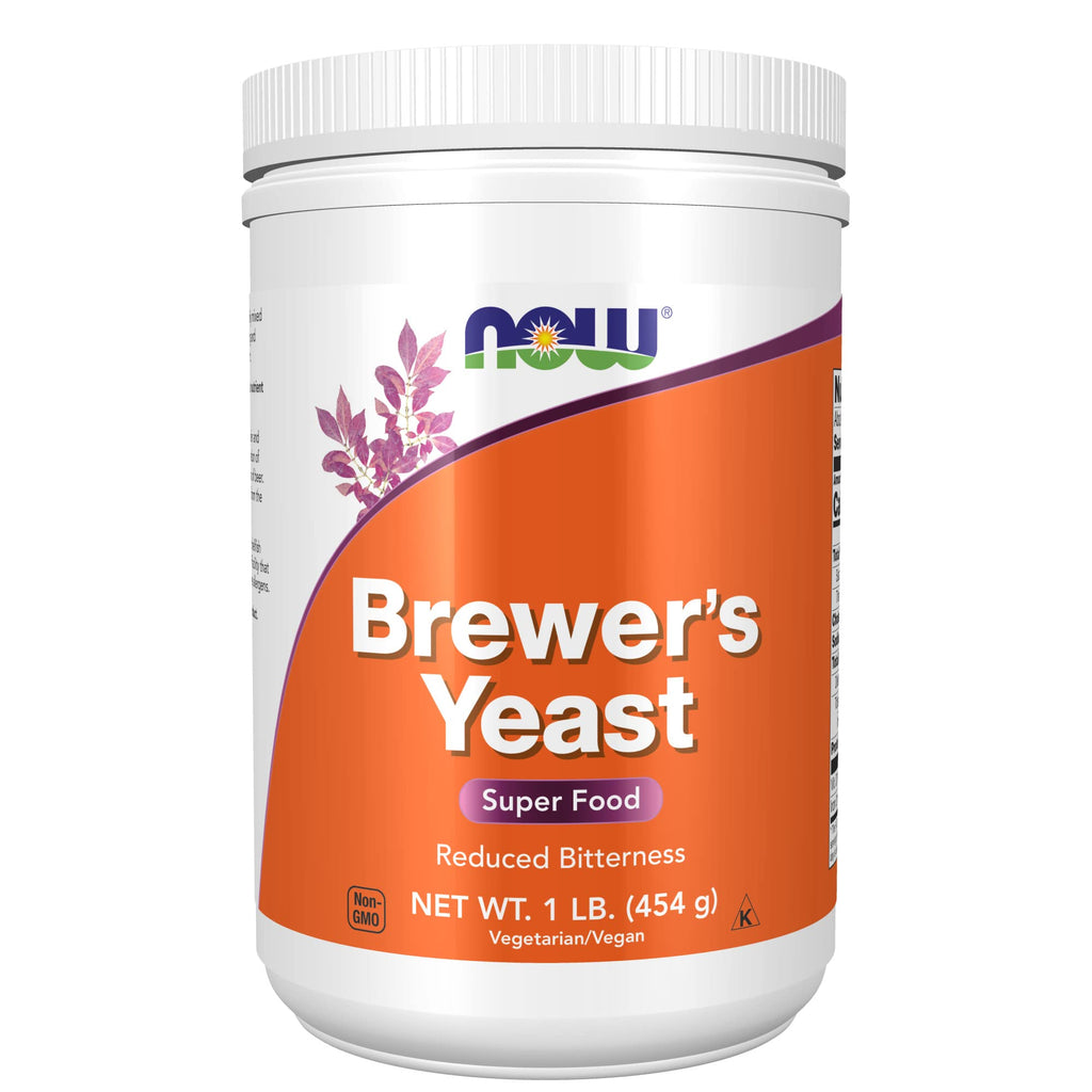 [Australia] - NOW Supplements, Brewer's Yeast Powder with naturally occurring Protein and B-Vitamins, 1-Pound 