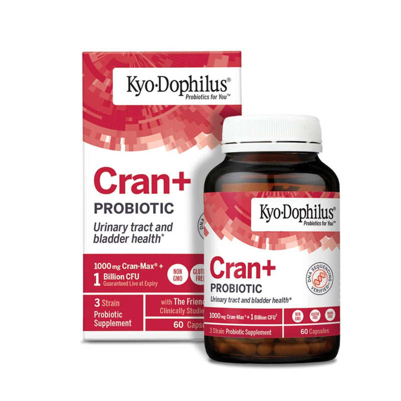 [Australia] - Kyo-Dophilus Cran+ Probiotic, Urinary Tract and Bladder Health*, 60 capsules (Packaging may vary) 