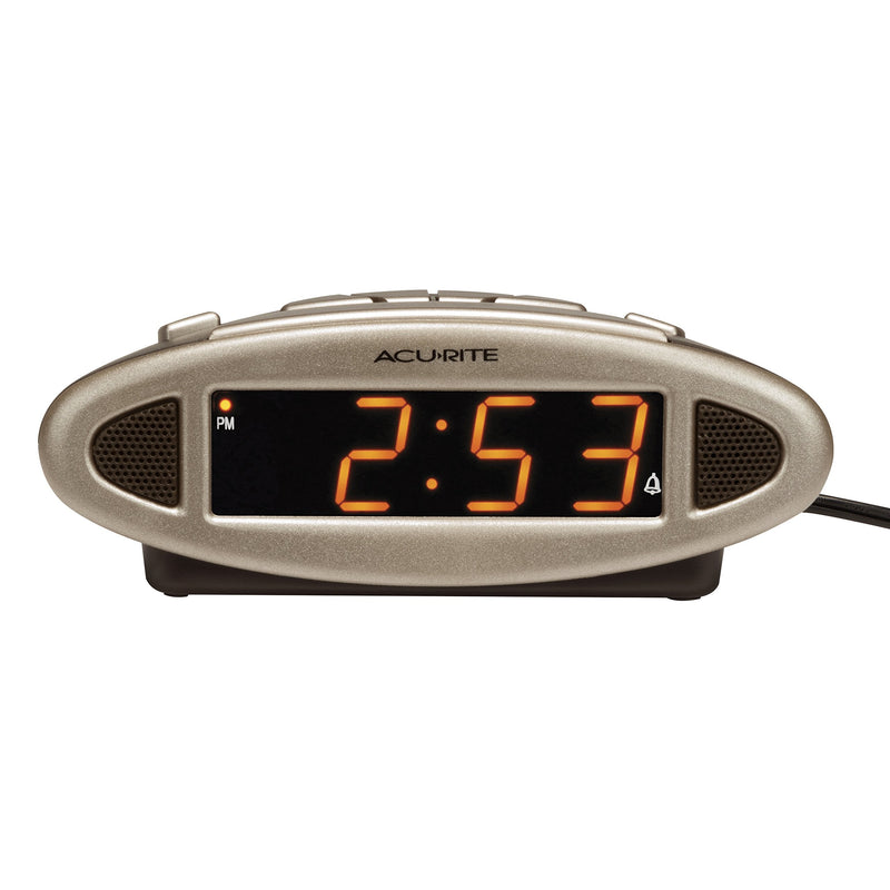 [Australia] - AcuRite 13027A Intelli-Time Digital Alarm Clock,Black 