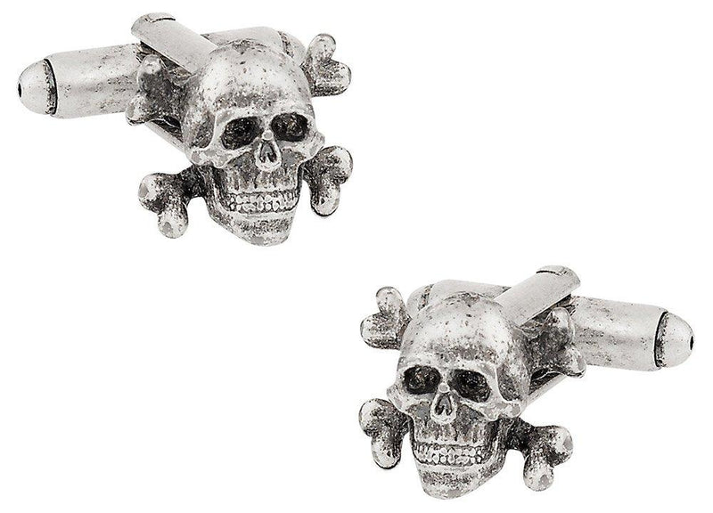 [Australia] - Cuff-Daddy Skull & Crossbones Cufflinks with Presentation Box 