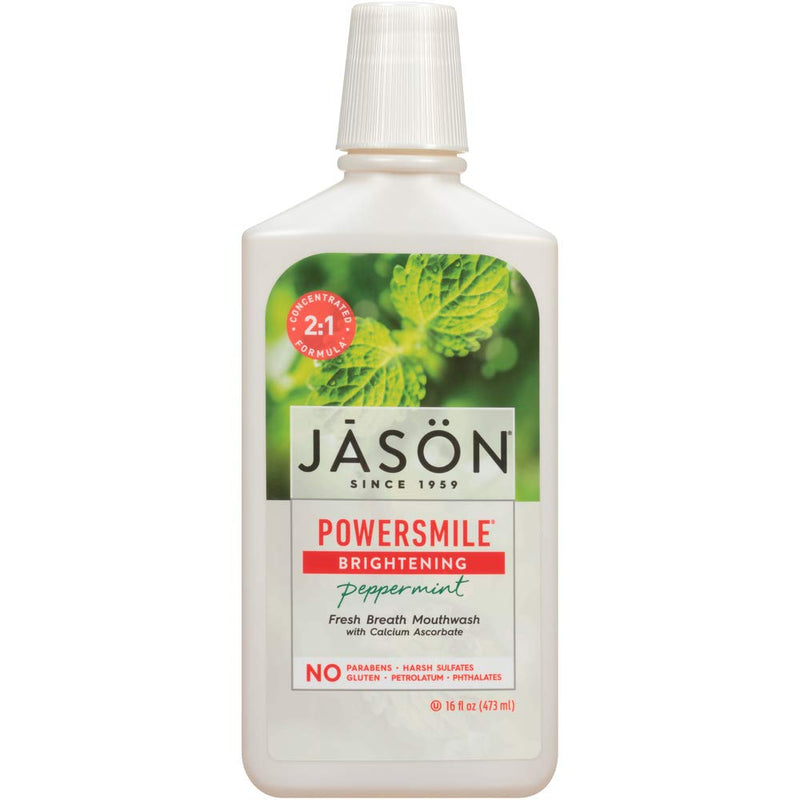 [Australia] - Jason Powersmile Brightening Mouthwash, Peppermint, 16 Oz Power Smile 