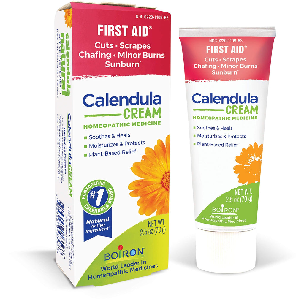 [Australia] - Boiron Calendula, 2.5 Ounce, Topical First Aid Cream for Cuts, Scrapes, Chafing, and Sunburn 