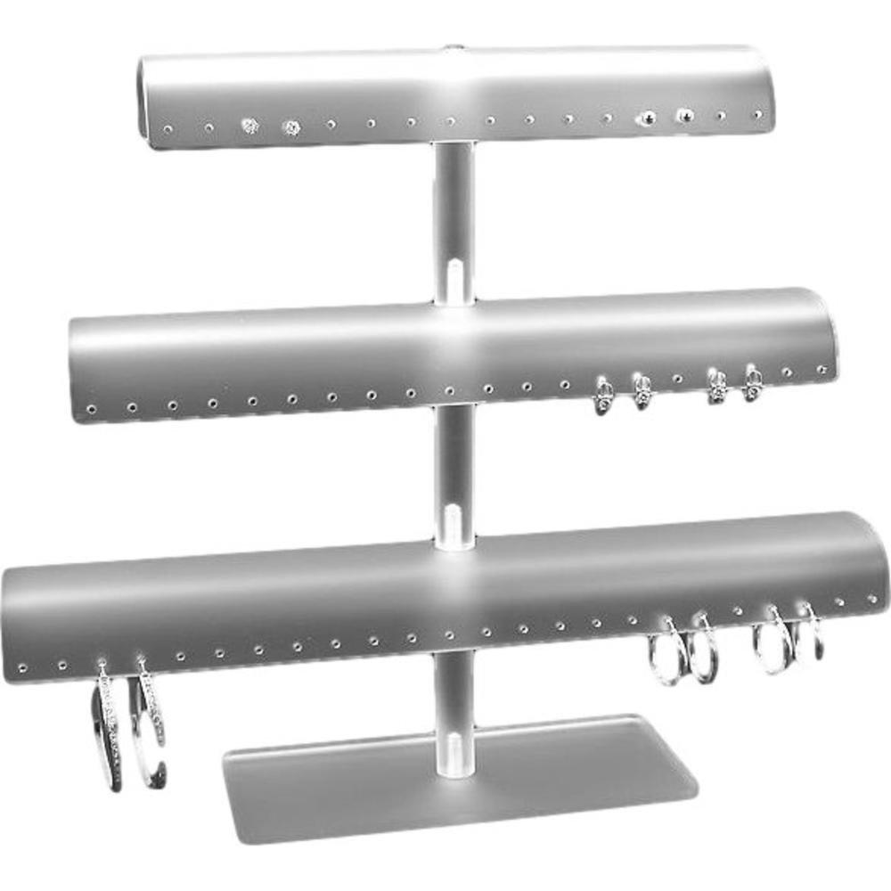 [Australia] - FindingKing White Acrylic Tree T-Bar 60 Pair Earring Display Stand 