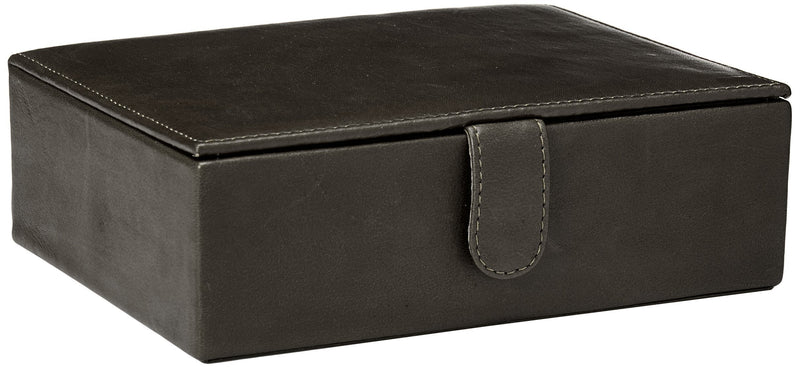 [Australia] - Piel Leather Large Leather Gift Box Blk, Black, One Size 