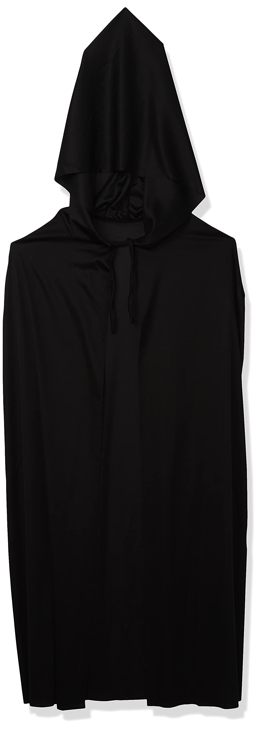 [Australia] - Rubie's Costume Hooded Cape 3/4 Length Costume One Size Black 