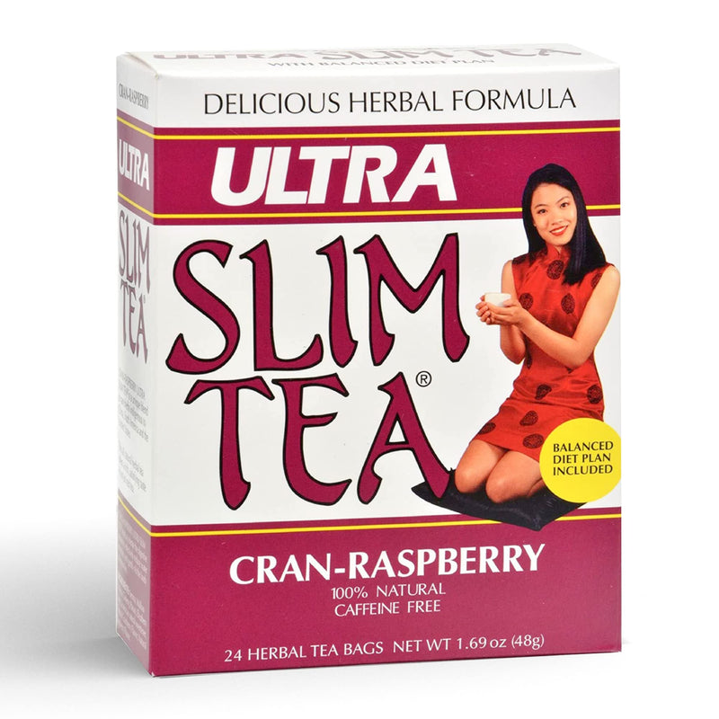[Australia] - Ultra Slim Tea, Cran-Raspberry, Tea Bags, 24 Count Box 24 Count (Pack of 1) 