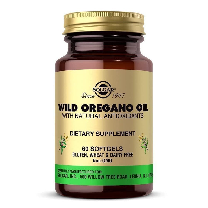 [Australia] - Solgar Wild Oregano Oil, 60 Softgels - Oregano Oil Concentrate - Immune Support - Includes Natural Antioxidant Phytochemicals - Non GMO, Gluten Free, Dairy Free - 60 Servings 