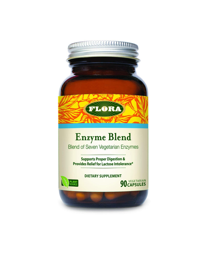 [Australia] - Flora - Enzyme Blend, Digestive Enzymes, Vegan, 90 Count 