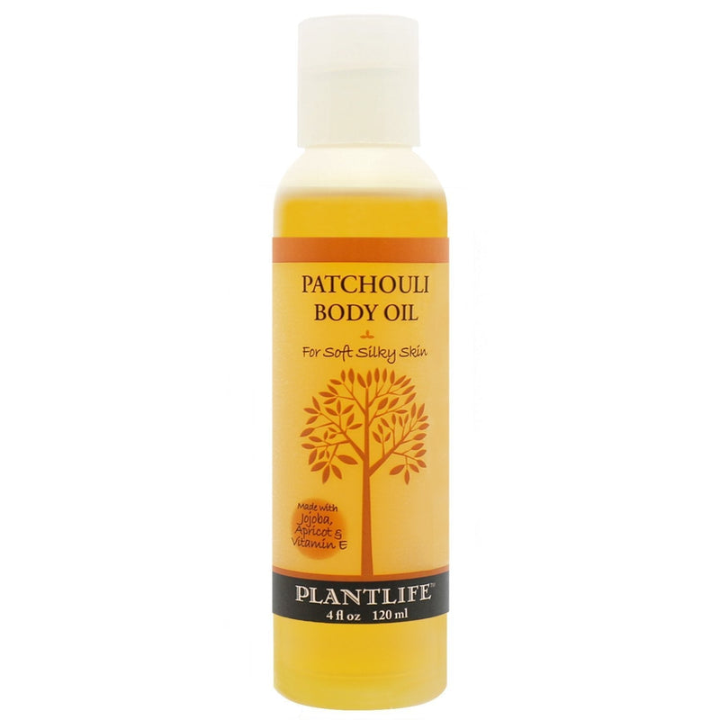 [Australia] - Plantlife Patchouli Body & Bath Oil with Vitamin E, Apricot & Jojoba- 4 oz. 