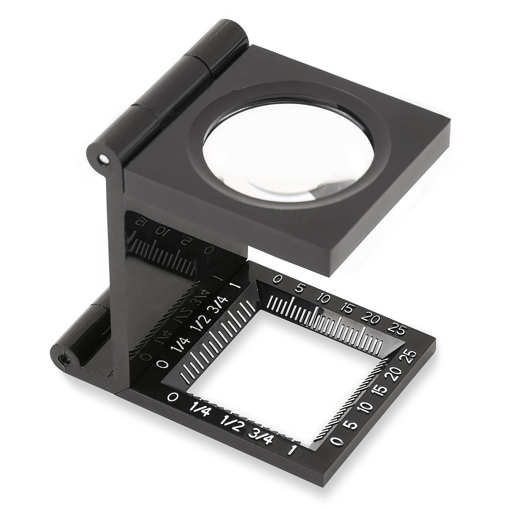 [Australia] - Carson LinenTest 6.5x20mm or 5x30mm Folding Loupe Magnifiers For Stitch Counting, Printing, Fabric Identification, Inspecting Small Parts and More (LT-20 or LT-30) 5x30mm (LT-30) 