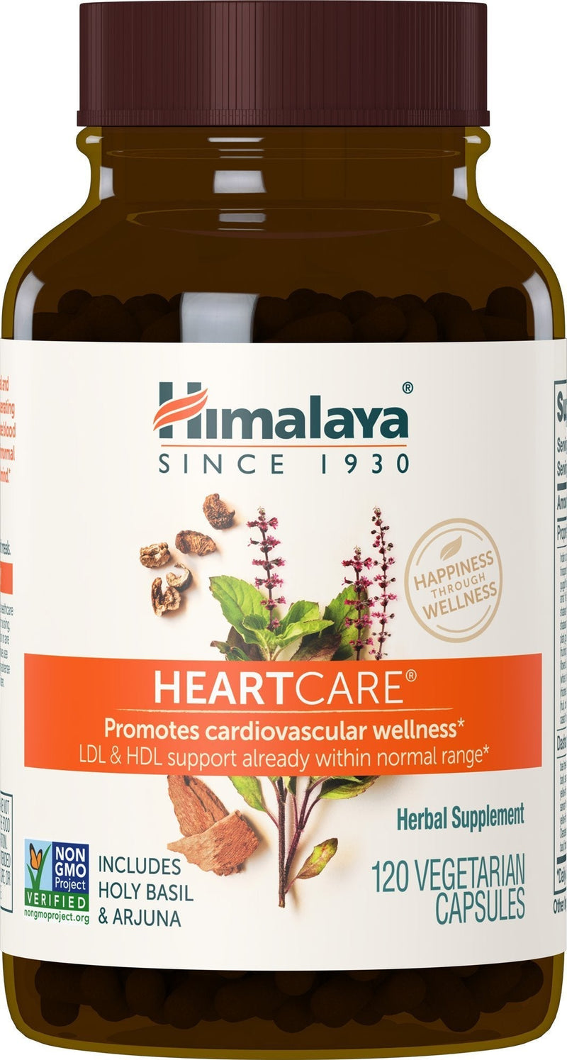 [Australia] - Himalaya HeartCare, Cholesterol and Blood Pressure Supplements for Cardiovascular Wellness and Heart Health, 720mg, 120 Capsules, 1 Month Supply 120 Count (Pack of 1) 