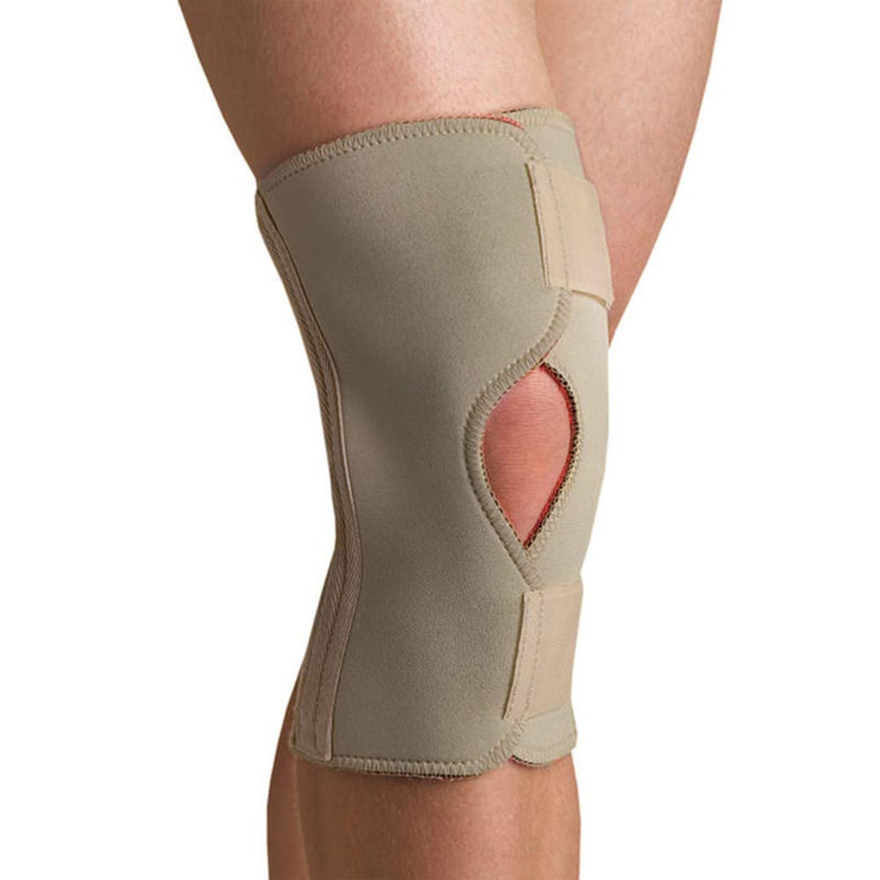 [Australia] - Thermoskin Open Knee Wrap Stabilizer Knee Brace, Beige, XX-Large 