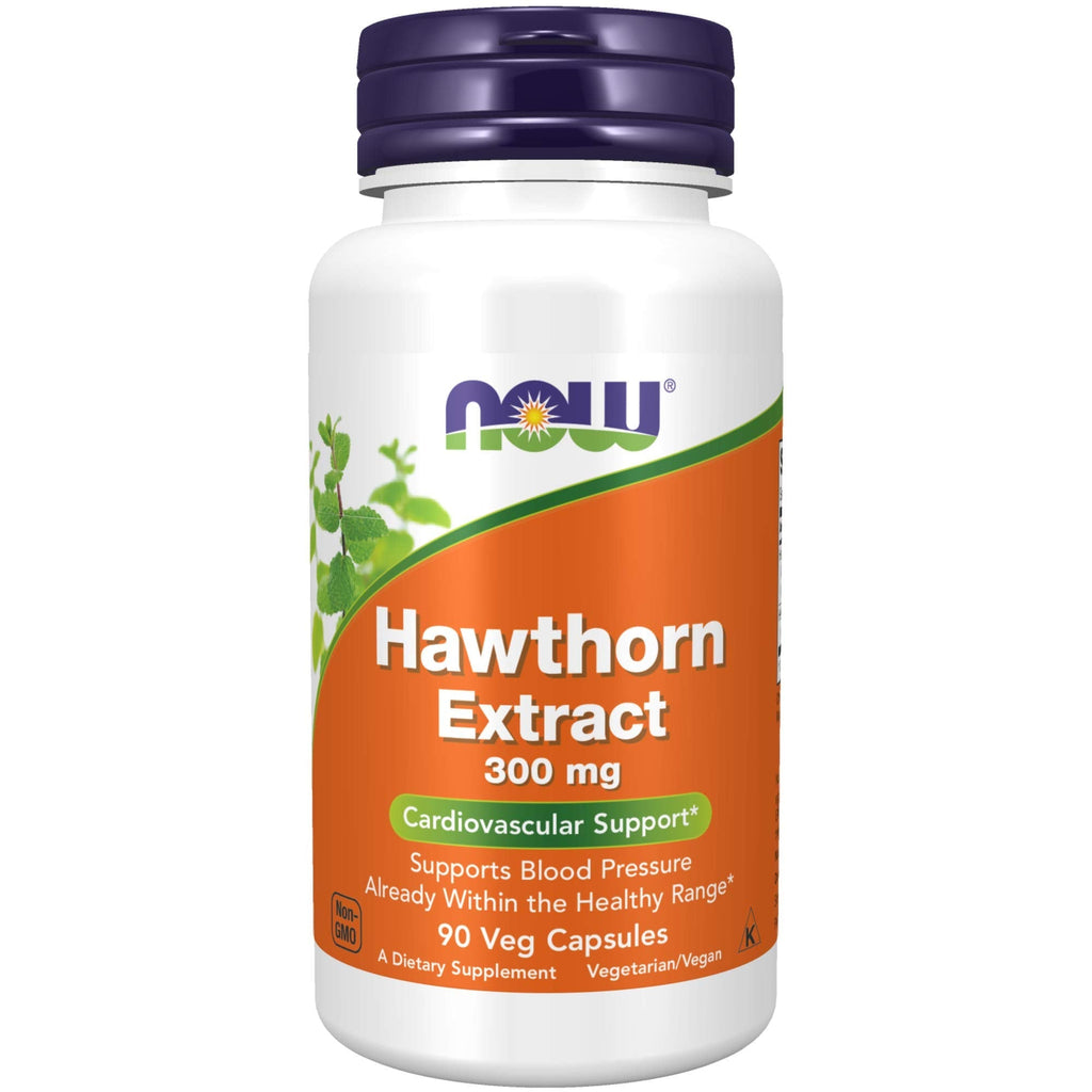 [Australia] - NOW Supplements, Hawthorn Extract 300 mg, Cardiovascular Support*, 90 Veg Capsules 