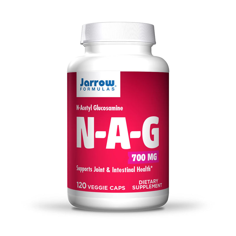 [Australia] - Jarrow Formulas N-A-G 700 mg - 120 Veggie Caps - N-Acetyl Glucosamine - Versatile Form of Glucosamine - Supports Joint & Intestinal Health - Up to 120 Servings 120 Count (Pack of 1) 