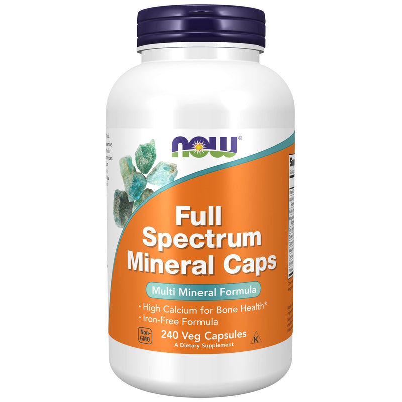 [Australia] - NOW Supplements, Full Spectrum Mineral Caps, Multi Mineral Formula, 240 Veg Capsules 