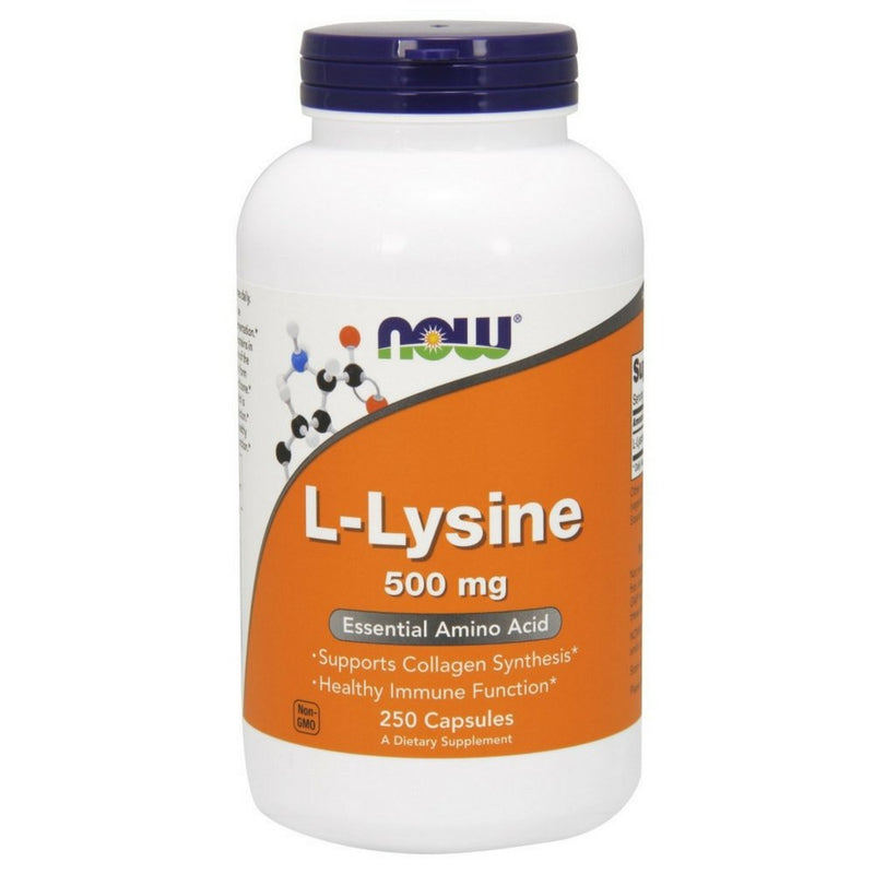 [Australia] - NOW L-lysine 500 mg, 250 Capsules 250 Count (Pack of 1) 