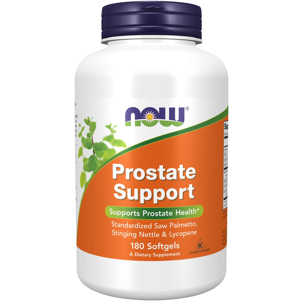 [Australia] - NOW Supplements, Prostate Support, Prostate Support, with Standardized Saw Palmetto, Stinging Nettle & Lycopene, 180 Softgels 