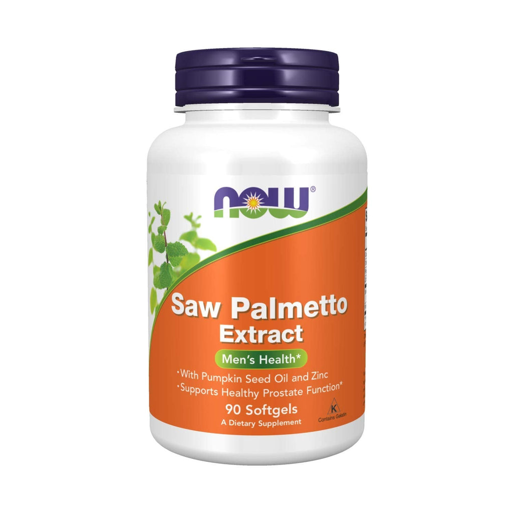 [Australia] - NOW Supplements, Saw Palmetto Extract with Pumpkin Seed Oil and Zinc, Men's Health*, 90 Softgels 90 Count (Pack of 1) 