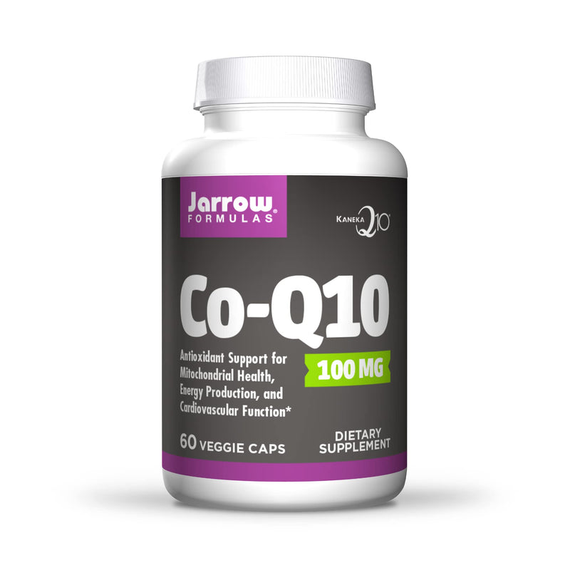 [Australia] - Jarrow Formulas Co-Q10 100 mg - 60 Veggie Caps - Antioxidant Support for Mitochondrial Health, Energy Production & Cardiovascular Function - Up to 60 Servings 60 Count (Pack of 1) 