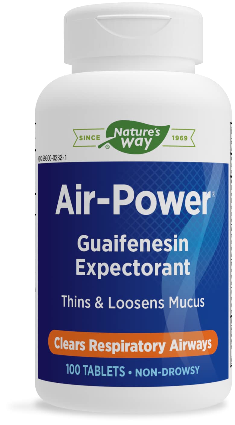 [Australia] - Enzymatic Therapy Air-Power Guaifenesin Expectorant Non-Drowsy 100 Count 