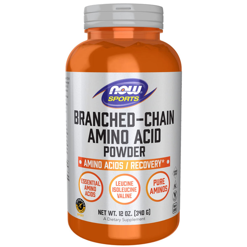 [Australia] - NOW Sports Nutrition, Branched Chain Amino Acid Powder with Leucine, Isoleucine, and Valine, 12-Ounce 