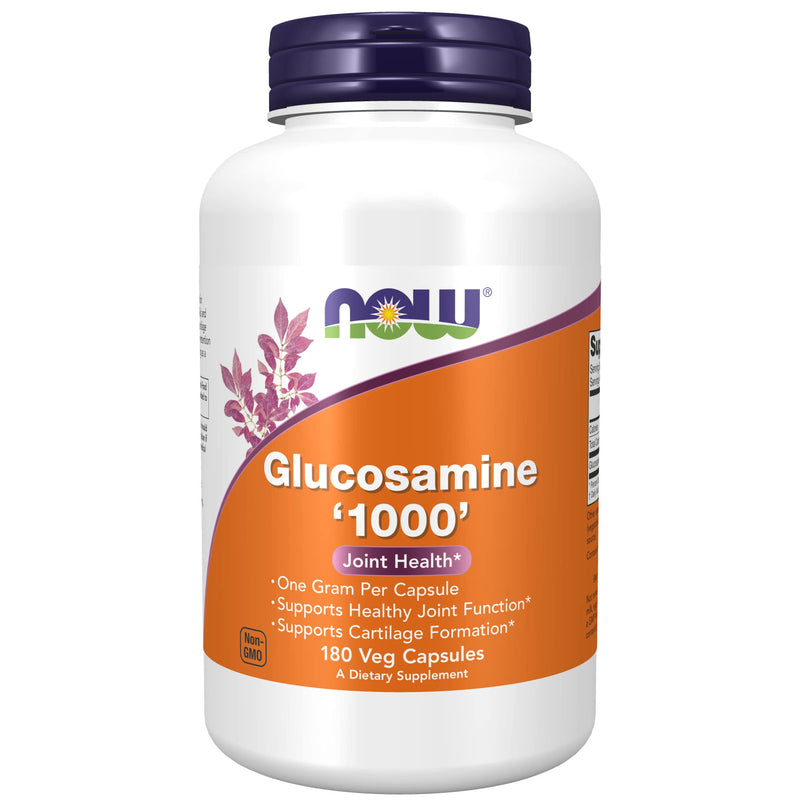 [Australia] - NOW Supplements, Glucosamine '1000', with UL Dietary Supplement Certification, 1 g Per Capsule, 180 Veg Capsules 