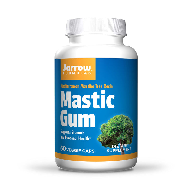 [Australia] - Jarrow Formulas Mastic Gum 1000 mg - 60 Veggie Caps - Natural Formula Supporting Stomach, Duodenal & Oral Health - 30 Servings 60 Count (Pack of 1) 