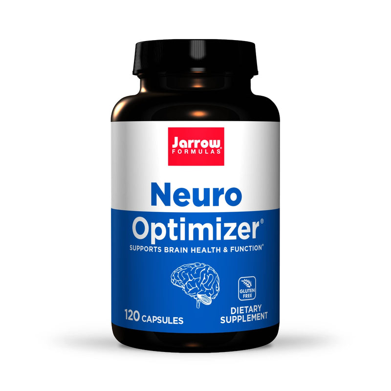 [Australia] - Jarrow Formulas Neuro Optimizer - 120 Capsules - Brain Health & Antioxidant Support - Includes 7 Neuro Nutrients - Gluten Free - 30 Servings 120 Count (Pack of 1) 