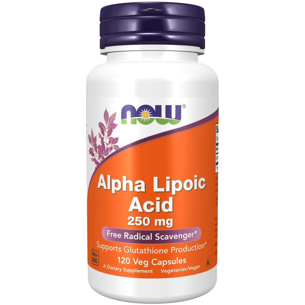 [Australia] - NOW Supplements, Alpha Lipoic Acid 250 mg, Supports Glutathione Production*, Free Radical Scavenger*, 120 Veg Capsules 