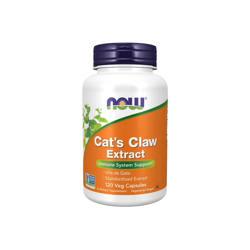 [Australia] - NOW Supplements, Cat's Claw Extract, 10:1 Concentrate, (1.5% Standardized Extract), 120 Veg Capsules 