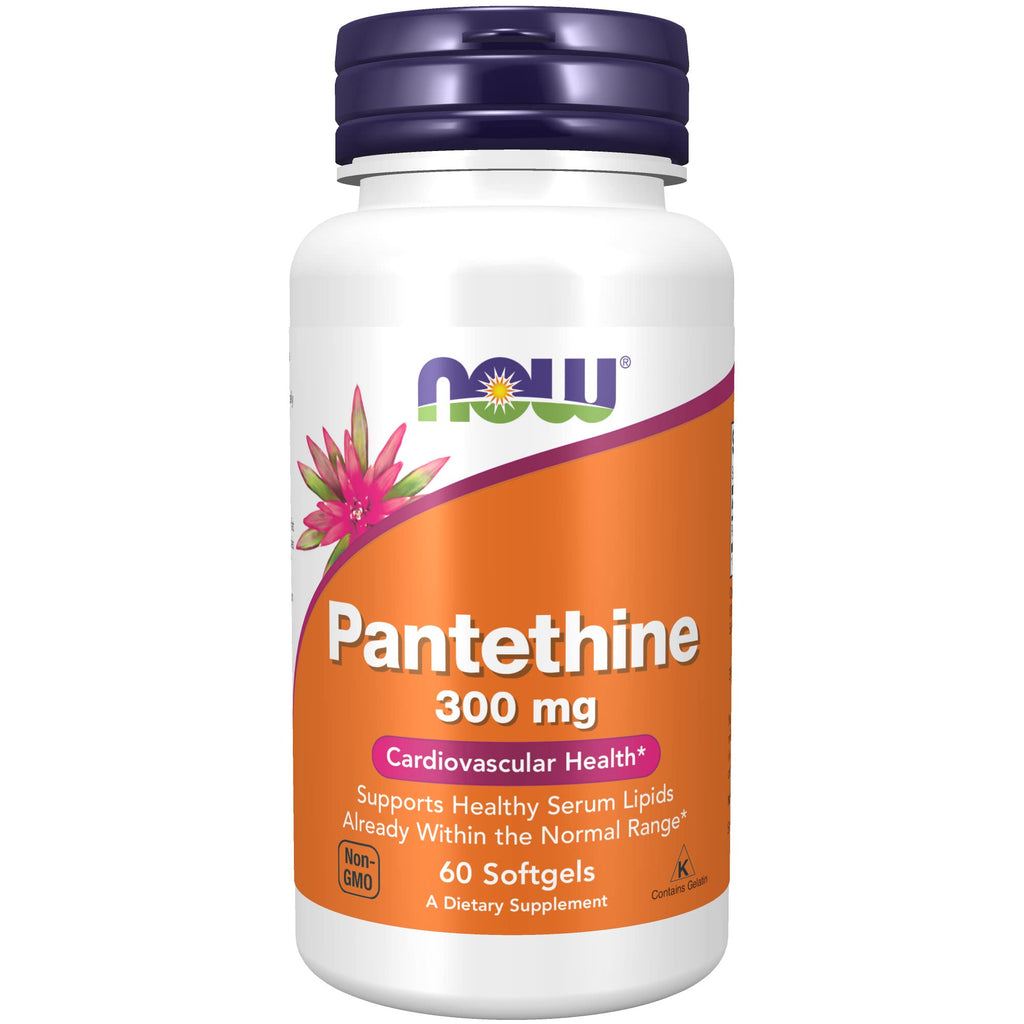 [Australia] - NOW Supplements, Pantethine (Coenzyme A Precursor) 300 mg, Cardiovascular Health*, 60 Softgels 