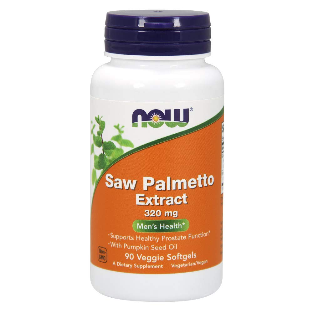 [Australia] - NOW Supplements, Saw Palmetto Extract 320 mg with Pumpkin Seed Oil, Men's Health*, 90 Veg Softgels 