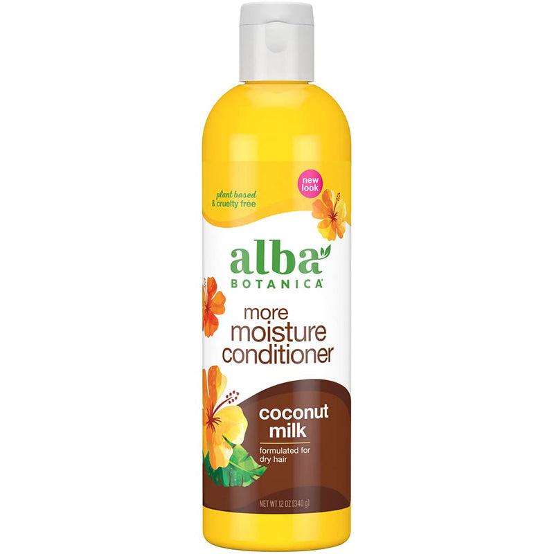 [Australia] - Alba Botanica More Moisture Conditioner, Coconut Milk, 12 Oz 12 Ounce (Pack of 1) 