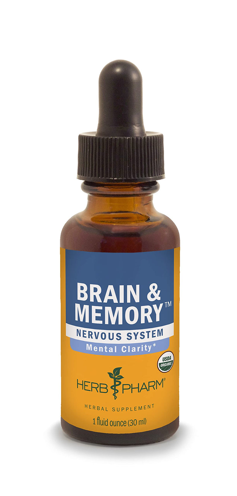 [Australia] - Herb Pharm Brain and Memory Liquid Herbal Formula with Ginkgo for Memory and Concentration- 1 Ounce 1 Fl Oz (Pack of 1) 