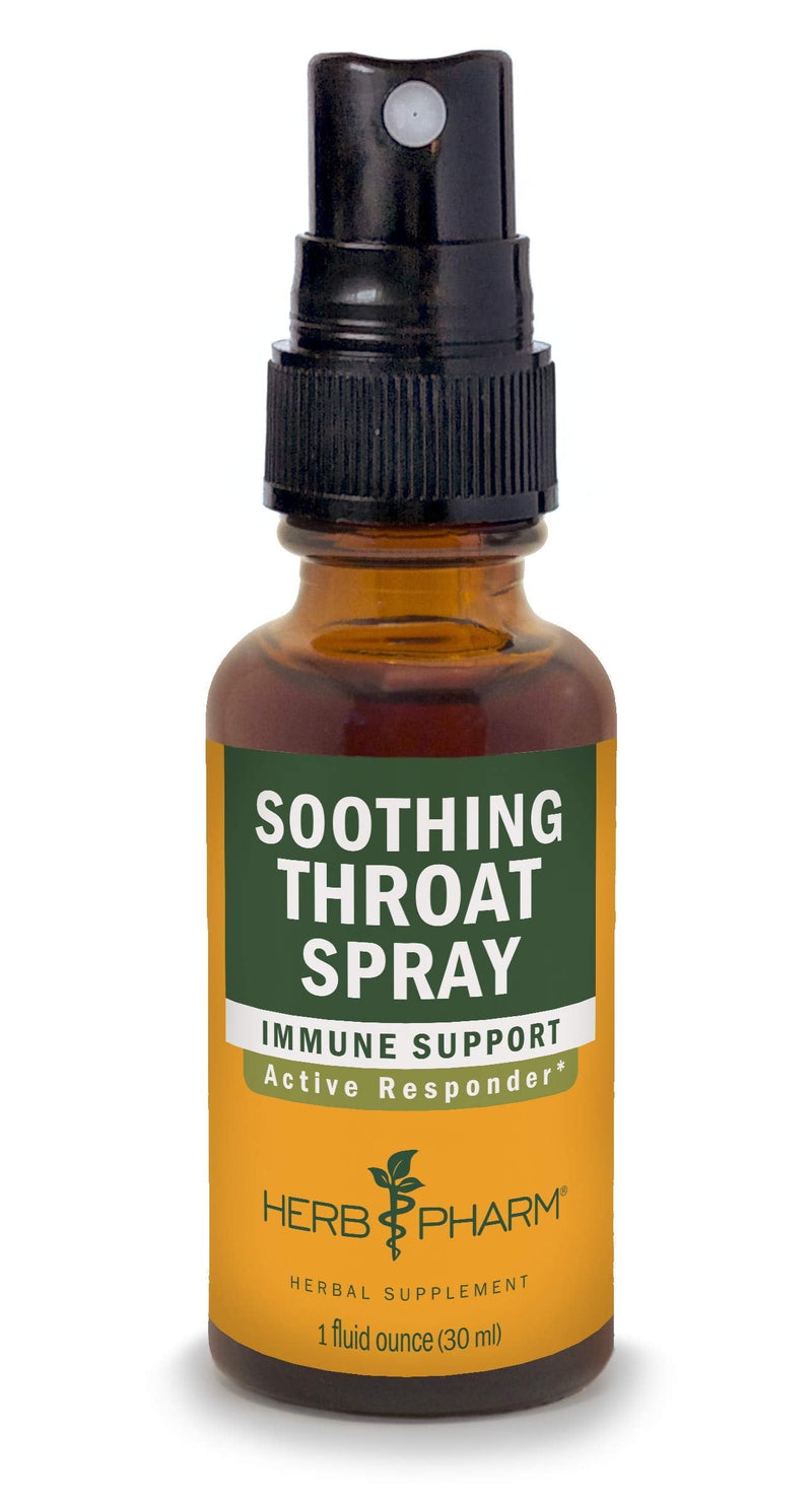 [Australia] - Herb Pharm Soothing Throat Spray Herbal Formula with Echinacea and Propolis, 1 Fl Oz (Pack of 1) 