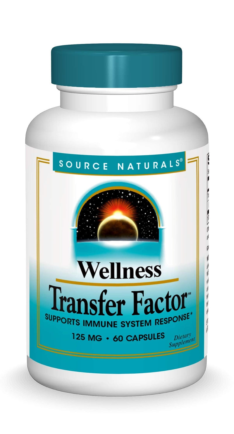 [Australia] - Source Naturals Wellness Transfer Factor 125mg, 60 Capsules 60 Count (Pack of 1) 