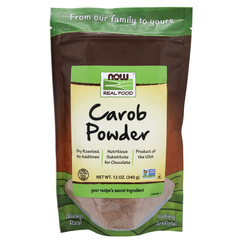 [Australia] - Carob Powder, Dry Roasted, 12 oz, NOW Foods 12 Ounce (Pack of 1) 