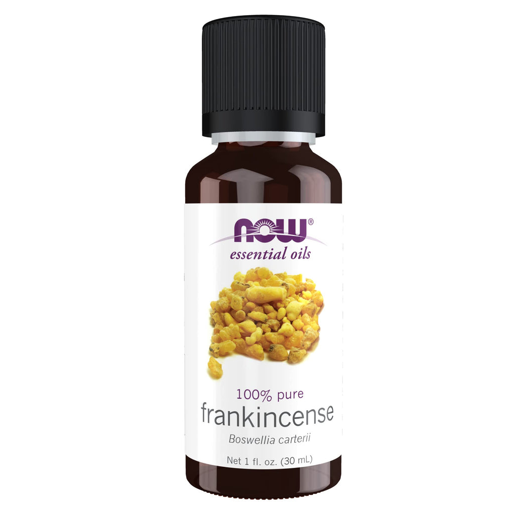 [Australia] - NOW Essential Oils, Frankincense Oil, Centering Aromatherapy Scent, Steam Distilled, 100% Pure, Vegan, Child Resistant Cap, 1-Ounce 1 Fl Oz (Pack of 1) 