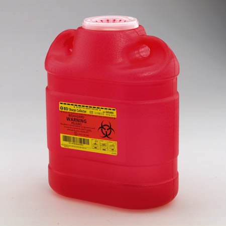[Australia] - B-d Multi-use One-piece Sharps Collector 6.9qt Red - Model 305489 - Each 