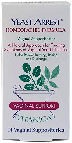 [Australia] - Vitanica Yeast Arrest, Homeopathic Vaginal Suppositories, 14 Count 