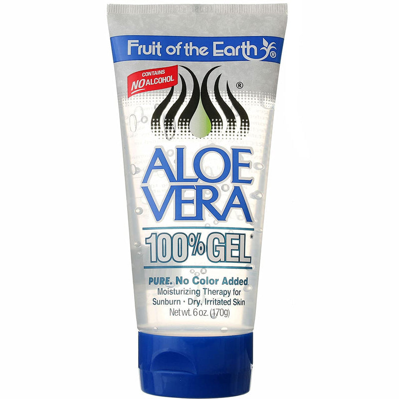 [Australia] - Fruit of the Earth Aloe Vera 100% Gel 6 oz (Pack of 2) 