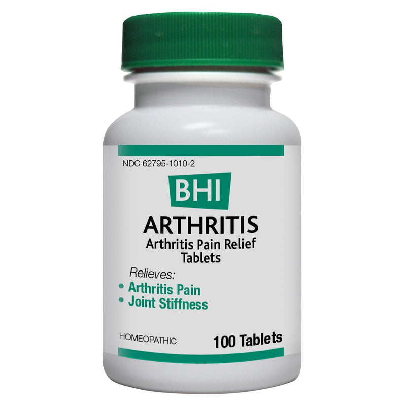 [Australia] - BHI Arthritis Pain Relief Daily Joint Health Support Arnica + 13 Natural Actives Homeopathic Plant & Mineral Blend Helps Relieve Minor Pain & Stiffness in Joints for Women & Men - 100 Tablets 
