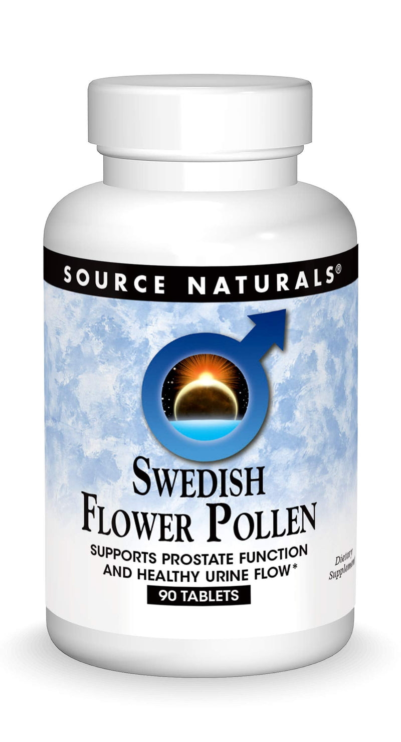 [Australia] - Source Naturals Swedish Flower Pollen Extract Supplement - 90 Tablets 