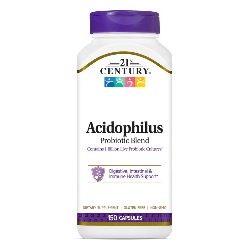 [Australia] - 21st Century Acidophilus Probiotic Blend, 150 Capsules 150 Count (Pack of 1) 