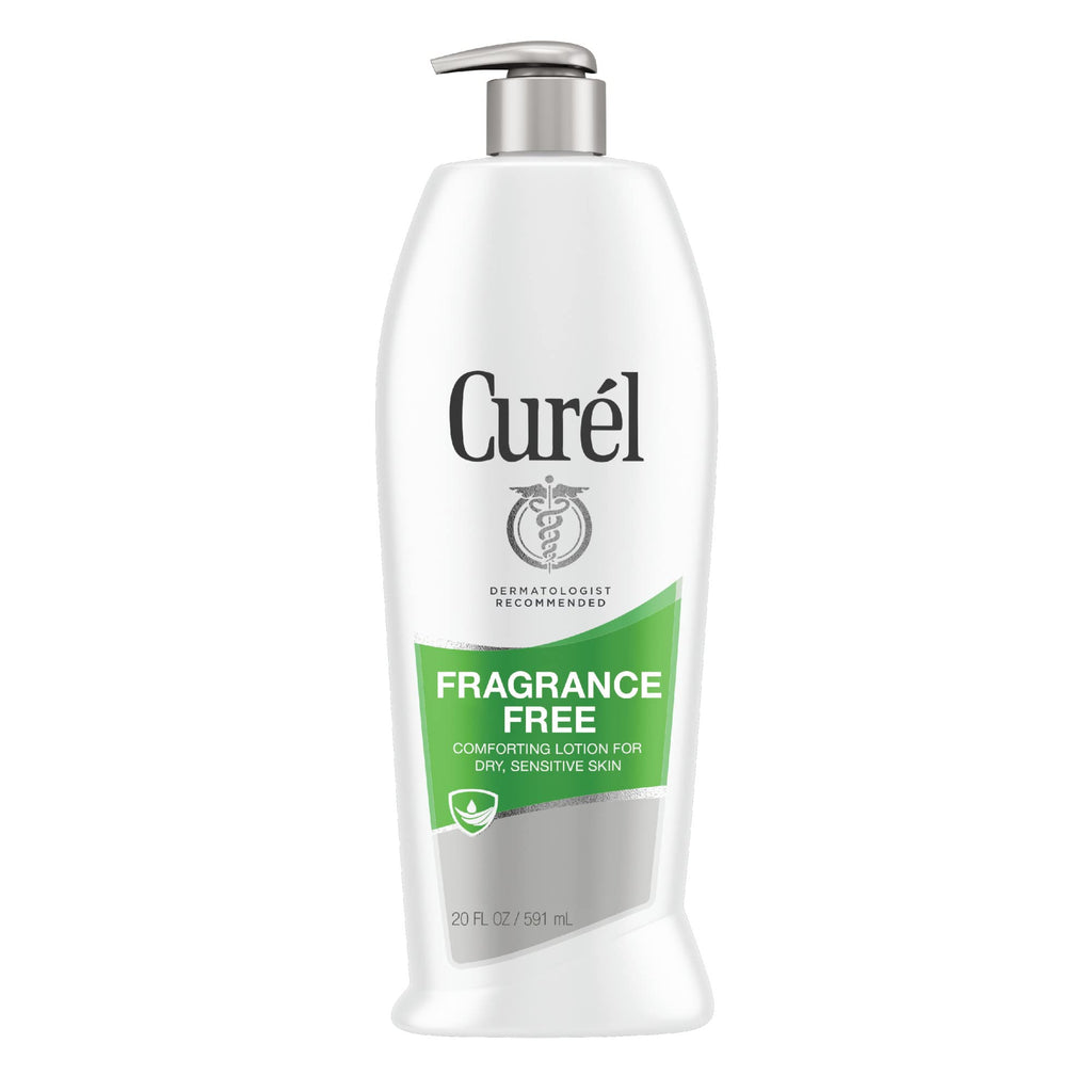 [Australia] - Curél Fragrance Free Comforting Body Lotion, Body and Hand Moisturizer for Dry, Sensitive Skin, with Advanced Ceramide Complex, Repairs Moisture Barrier, 20 Ounce 20 Fl Oz (Pack of 1) 