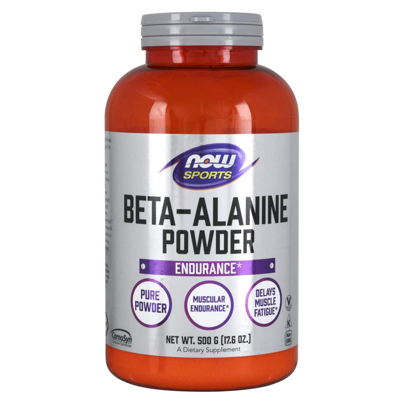 [Australia] - NOW Sports Nutrition, Beta-Alanine Pure Powder 2,000 mg, Muscular Endurance*, 500 Grams 